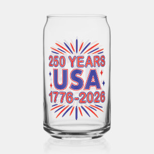 250 Jahre USA 1776-2026 Halbjahr Dosenglas