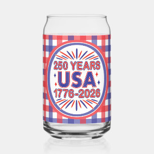 250 Jahre USA 1776-2026 Halbjahr Dosenglas