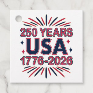 250 Jahre USA 1776-2026 Halbjahr Geschenkanhänger