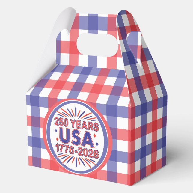 250 Jahre USA | 1776-2026 Halbjahr Geschenkschachtel (Vorderseite)