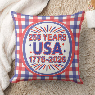 250 Jahre USA   1776-2026 Halbjahr Kissen