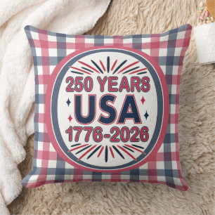 250 Jahre USA 1776-2026 Halbjahr Kissen