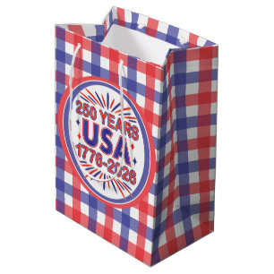 250 Jahre USA 1776-2026 Halbjahr Mittlere Geschenktüte