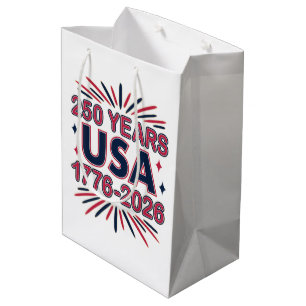 250 Jahre USA 1776-2026 Halbjahr Mittlere Geschenktüte