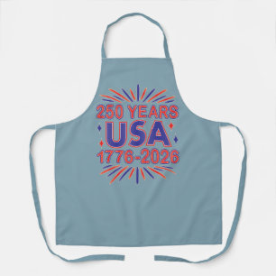 250 Jahre USA   1776-2026 Halbjahr Schürze