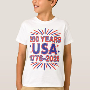 250 Jahre USA 1776-2026 Halbjahr T-Shirt