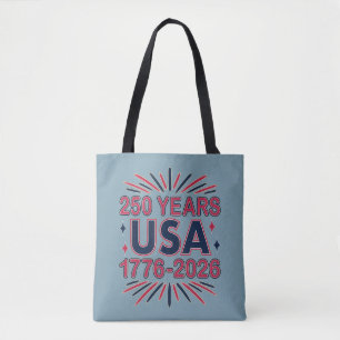250 Jahre USA 1776-2026 Halbjahr Tasche