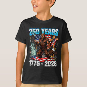 250 Jahre USA 1776 2026 patriotisch Freiheit Bigfo T-Shirt