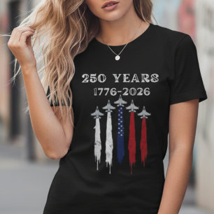 250 Jahre USA 1776-2026 Patriotische Frauen T-Shirt