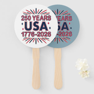 250 Jahre USA   1776–2026 Semiquincentennial Fächer