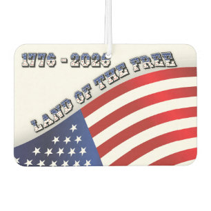 250 Jahre USA Freiheit 1776-2026 Patriotisch Autolufterfrischer