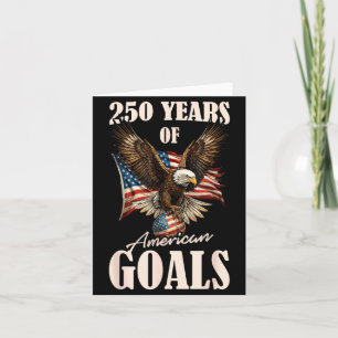 250 Jahre USA Fußball Adler 250. Jubiläum 4. Karte