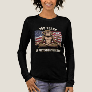 250 Jahre vorgeben, ein Zen-Affe zu sein Tri-Blend Shirt