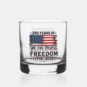 250 Jahre We the People Freedom Design Whiskyglas