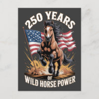 250 Jahre wilde Pferdekraft Mustang-Kunst