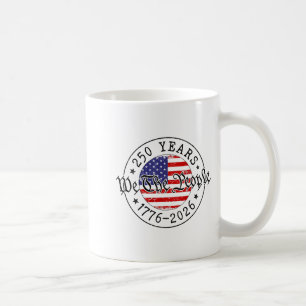 250 Jahre wir das Volk amerikanische Flagge 1776 2 Kaffeetasse