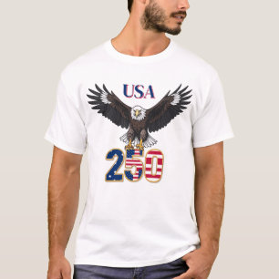 250-Jahres-Jubiläum USA Weißkopfseeadler T-Shirt