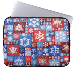 250-Jahres-Jubiläums-Schneeflocken-Collage Laptopschutzhülle