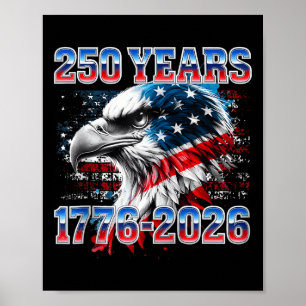 250. Jahrestag US Patriotisch  Poster