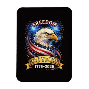 250. Jahrestag USA 1776-2026 Patriotischer Amerika Magnet