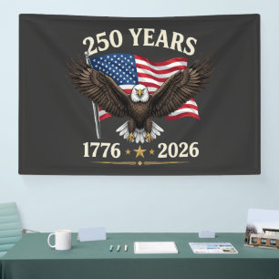 250. Jahrestag USA Banner