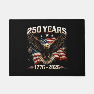 250 Jahrestag USA Patriotischer Adler 250. Unabhän Fußmatte