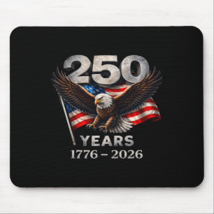 250 Jahrestag USA-Shirt Adler Amerikanische Flagge Mousepad