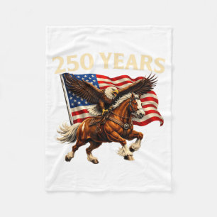 250 Jahrestag USA Western Horse Eagle 250. 4. Fleecedecke