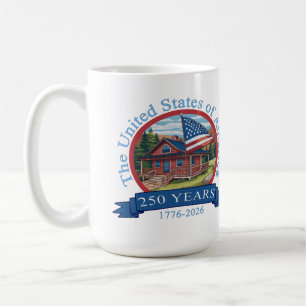 250. Jahrestag Vereinigte Staaten Kaffeetasse