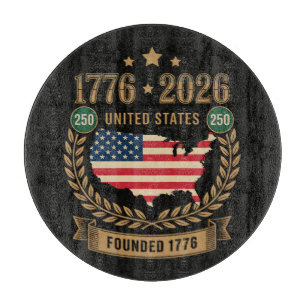 250. Jahrestag Vereinigte Staaten von Amerika 250 Schneidebrett