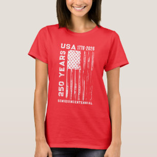 250-jähriges Jubiläum USA 4-juli T-Shirt