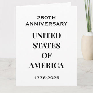 250. Jubiläum 1776–2026 – USA Premium Feuerzeug Karte