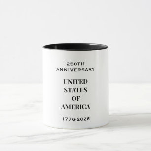 250. Jubiläum 1776–2026 – USA Premium Feuerzeug Tasse