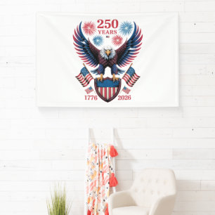 250. Jubiläum 250 Jahre USA 1776 Banner