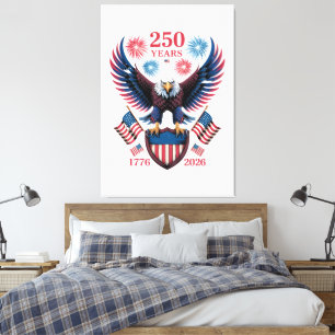 250. Jubiläum 250 Jahre USA 1776 Leinwanddruck