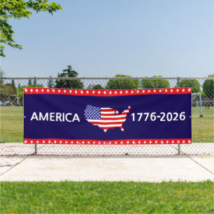 250. Jubiläum Amerika 1776-2026 US Geburtstag Banner