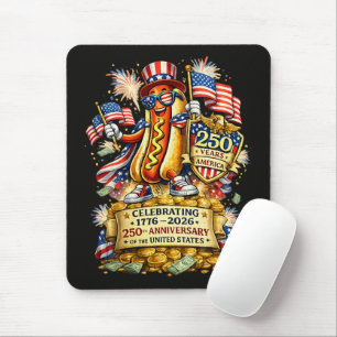 250. Jubiläum der Unabhängigkeit der USA-Feier Mousepad