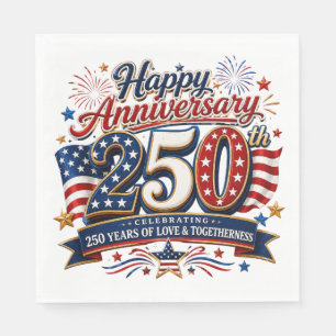 250. Jubiläum der USA Serviette