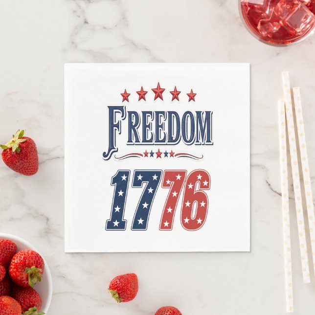 250. Jubiläum der USA Serviette (Beispiel)