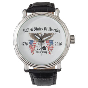 250. Jubiläum der USA zum 4. Juli Unabhängigkeitst Armbanduhr