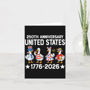 250. Jubiläum der Vereinigten Staaten von Amerika Karte