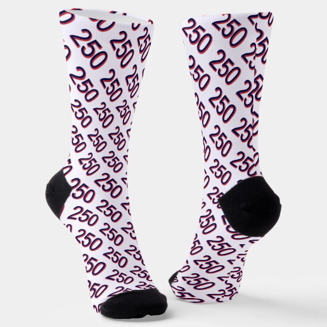 250. Jubiläum Socken (Gewinkelt)