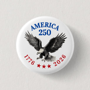 250. Jubiläum USA 2026 Weißkopfseeadler  Button