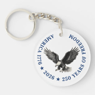 250. Jubiläum USA 2026 Weißkopfseeadler Schlüsselanhänger