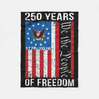250. Jubiläum USA 250 Jahr Amerika Patriotisch 4 Fleecedecke