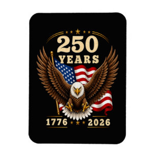 250. Jubiläum USA 250 Jahre 1776-2026 Magnet