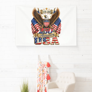 250. Jubiläum USA-Flagge 250 Jahre Amerikanisch Banner