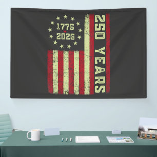 250. Jubiläum USA-Flagge Banner
