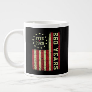250. Jubiläum USA-Flagge Jumbo-Tasse
