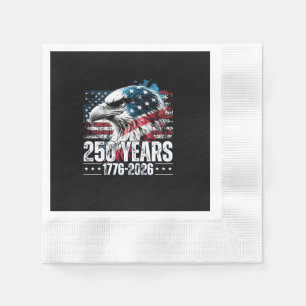 250. Jubiläum USA Geburtstag Langarm Serviette